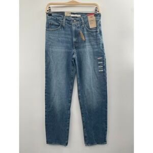 NWT Levi's '94 Baggy Jeans Women's 26X33 Light Blue Wash Mid Rise Loose Stretch